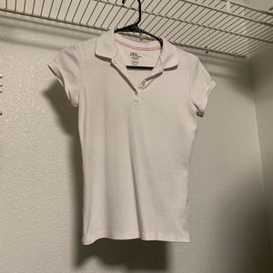 Collared white t shirt